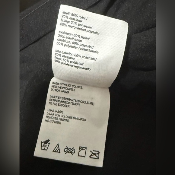 New Speedo One Piece Swimsuit Solid Black Double Strap Criss Cross Swimwear Sz L - Picture 10 of 13